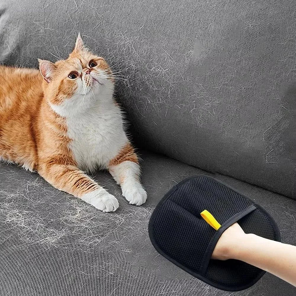 Pet Hair Remover Portable Washable Clothes Hair Dehairing Gloves Pet Cleaning Products Pet Accessories